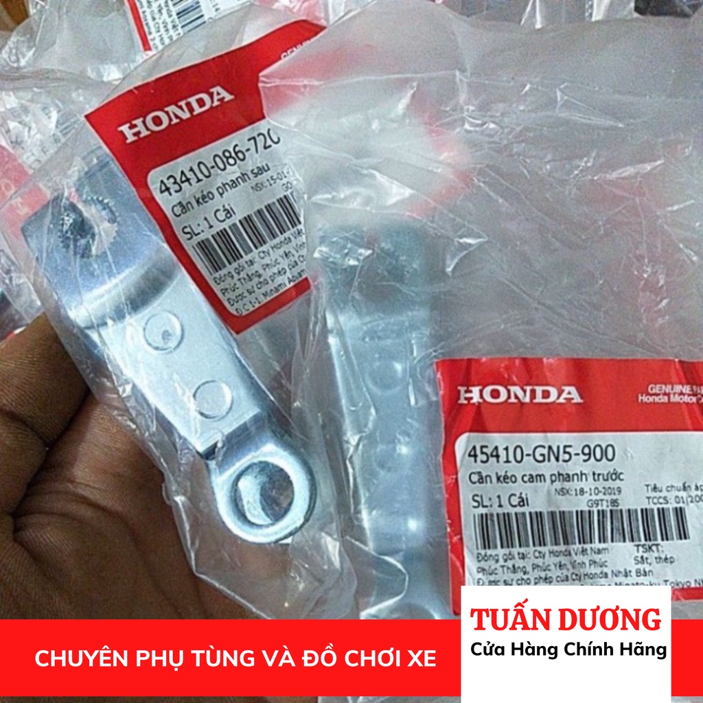 Bộ Tay Cần Kéo Phanh Trước Sau Xe Dream [ Chính Hãng ] - Cần Kéo Phanh Hàng Dày Dặn Lắp Dream Thái Và Dream Việt
