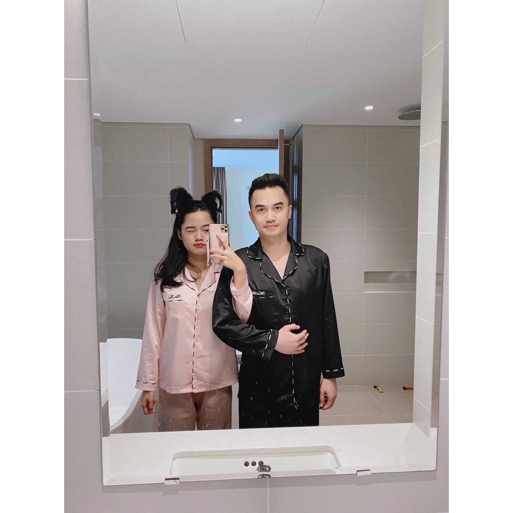 Bộ ngủ nam phối cổ Saint set dài tay