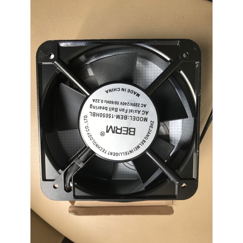 BERM _ quạt thông gió berm 150x150x50 HBL 220v