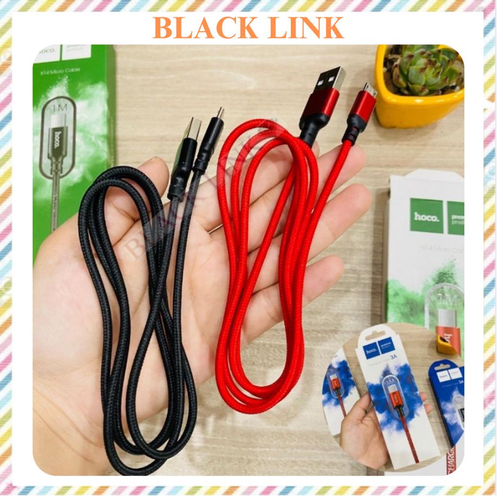 Dây Cáp Sạc HOCO X14 Type C - Micro USB - Dây Cáp Sạc Nhanh Pin Dự Phòng Tai Nghe Bluetooth Không Dây I12 F9 Điện Thoại