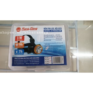ĐÈN PIN LED ĐỘI ĐẦU 3W RẠNG ĐÔNG