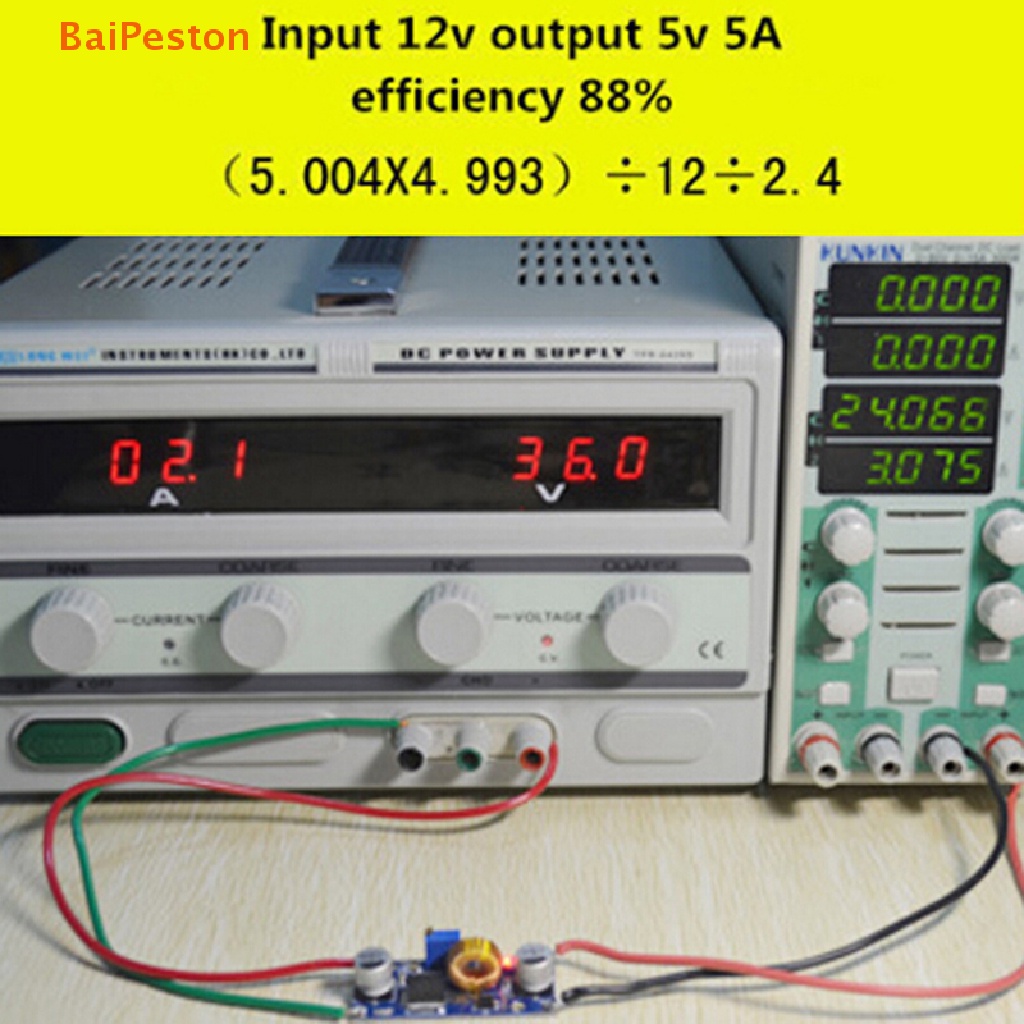 Mô Đun Hạ Áp DC-DC Từ 4V-38v Xuống 3.3V 12V 24V 5A