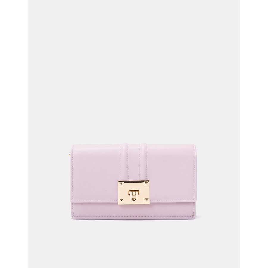 Ví Nữ Cầm Tay Thời Trang JUNO Da Trơn Khóa Trang Trí VI168