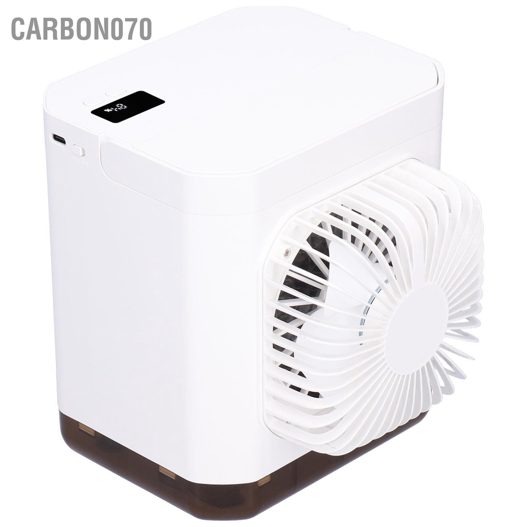 [Hàng Sẵn] Quạt Điều Hòa Mini tạo độ ẩm để bàn di động Sạc USB cho văn phòng tại nhà【Carbon070】