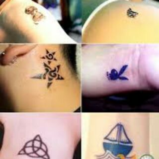 HÌNH XĂM DÁN TATTOO  trăng sao vạn vật