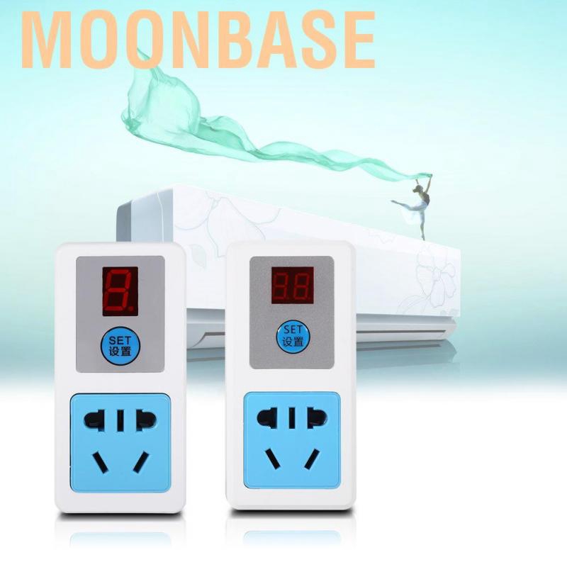 Moonbase 9/24 Hours Electrical 220V Energy-saving Timer Socket Home Appliances Digital Timing-Switch AU