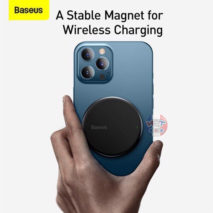 [Mã SKAMPUSHA7 giảm 8% đơn 250k]Đế sạc không dây Magsafe Baseus Simple Mini Magnetic Wireless Charger