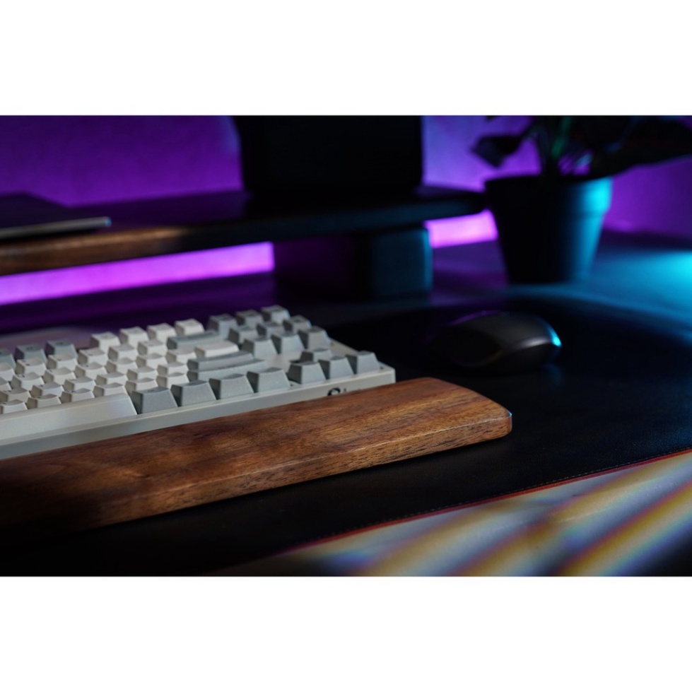 Kê tay gỗ Óc Chó HyperWork cao cấp cho bàn phím cơ - HÀNG MỚI VỀ
