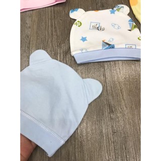 Mũ cotton Sơ Sinh Cho Bé dưới 3 tháng