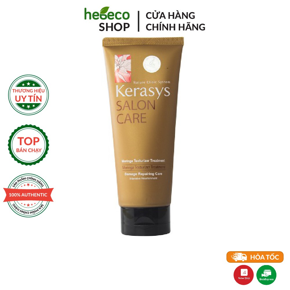 Kem hấp dưỡng tóc phục hồi, chống tia UV cho tóc hư tổn nặng KERASYS SALON CARE NUTRITIVE 200ml - Hàn  Quốc Chính Hãng