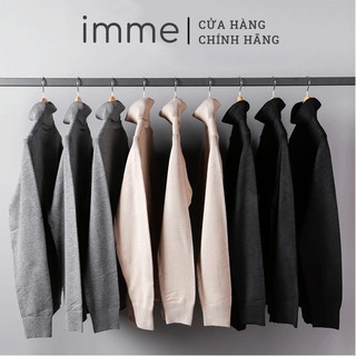 Áo Len Cổ Lọ Dệt Kim Ấm Áp Phong Cách Hàn Quốc Cho Nam Nữ Chất Lượng Nhật Bản