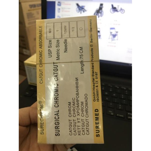 Chỉ tự tiêu catgut 6/0[ giá tốt]