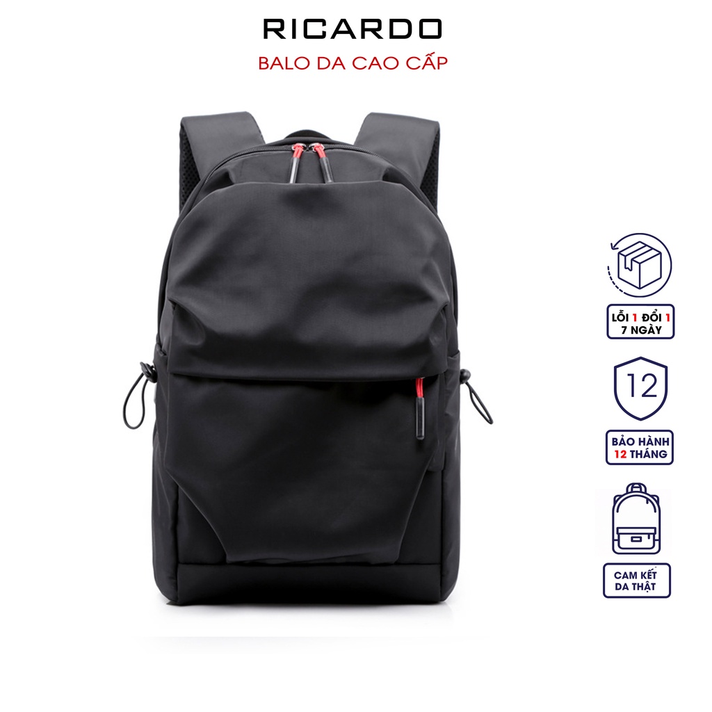 Balo Chống Nước Cao Cấp Thời Trang, Balo Vải Canvas Đen Đựng Laptop Đi Chơi Du Lịch - JXY-8916