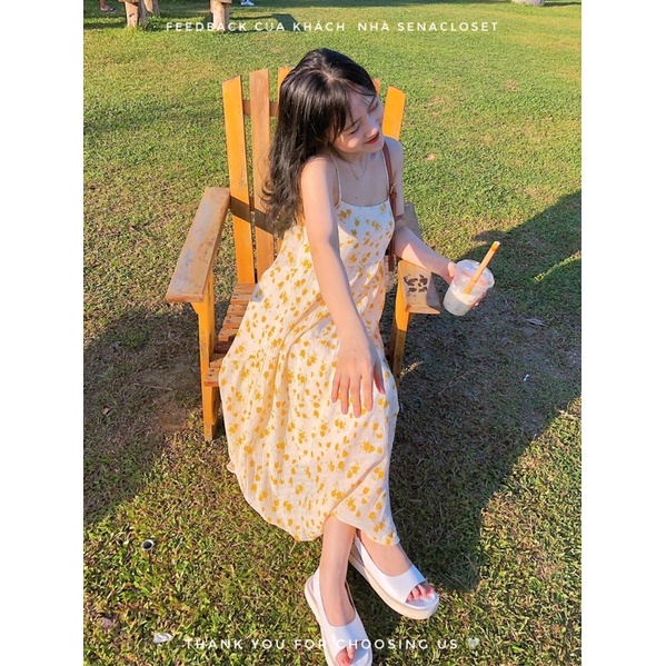 Đầm Váy Maxi hoa 2 dây dáng dài cực xinh🌸🌼🌸🌼