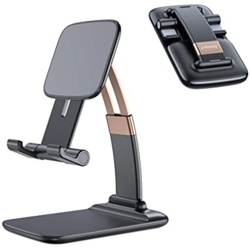 Giá Đỡ Điện Thoại Máy Tính Bảng iPhone, iPad Gấp Gọn Desk Phone Holder (Vuông)- giao màu ngẫu nhiên