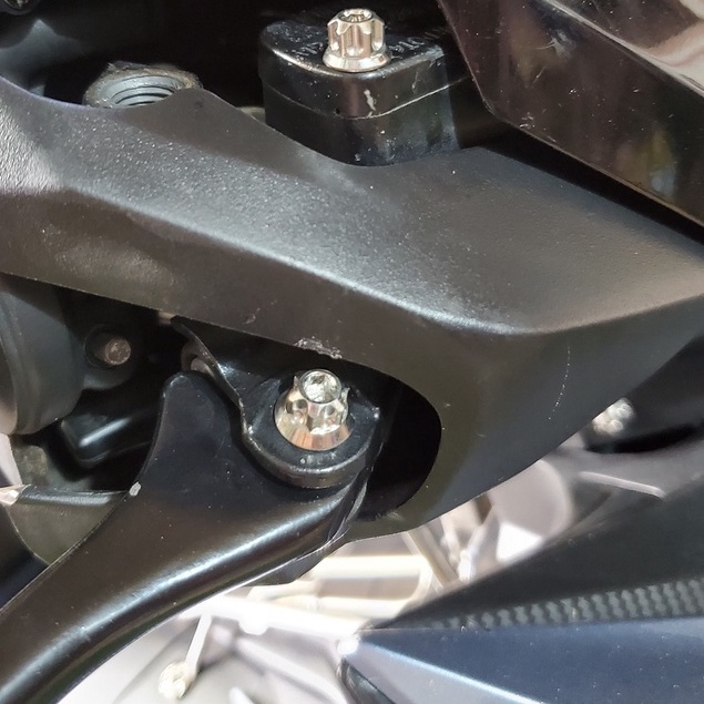 Bộ 2 Ốc Tay Thắng Tay Côn Kèm Tán Salaya TBT Inox 304 Lắp Cho Satria Fi Ex150 Ex135 Winner Sonic Cực Rẻ