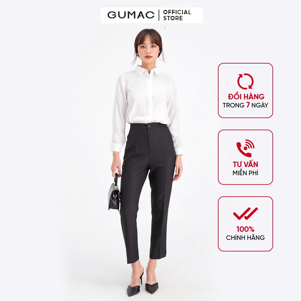 [Mã WABRGU72 giảm 10% tối đa 50k đơn 250k] Quần tây cơ bản GUMAC QB665 | BigBuy360 - bigbuy360.vn