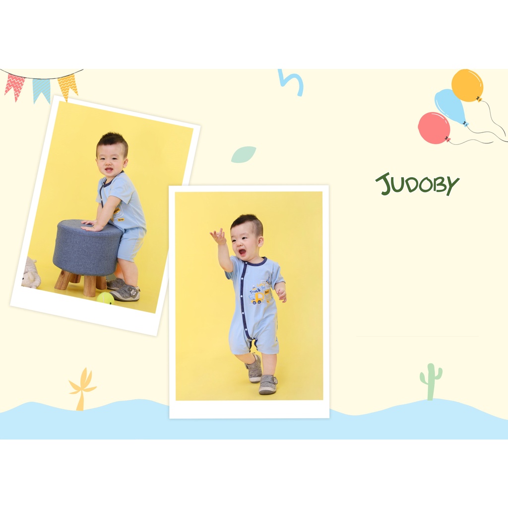 JB482 Body cài lệch cộc tay JUDOBY (3-12M)