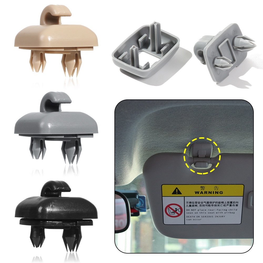 Kẹp gắn tấm che nắng bằng nhựa bền bỉ thay thế cho xe hơi Audi