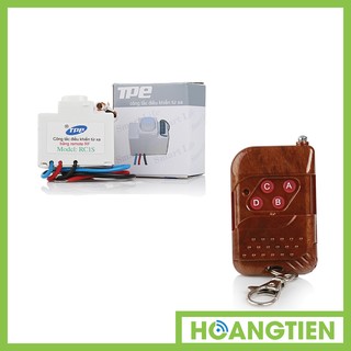 Bộ công tắc điều khiển từ xa TPE RC1S và remote 4 nút vân gỗ