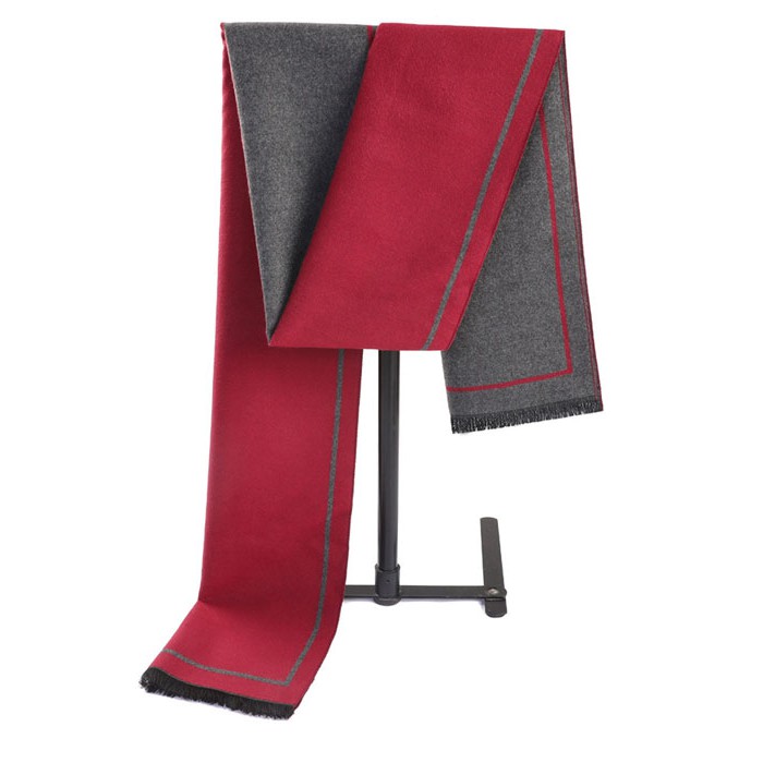 Khăn len nam hàn quốc kẻ vuông CASHMERE SZone