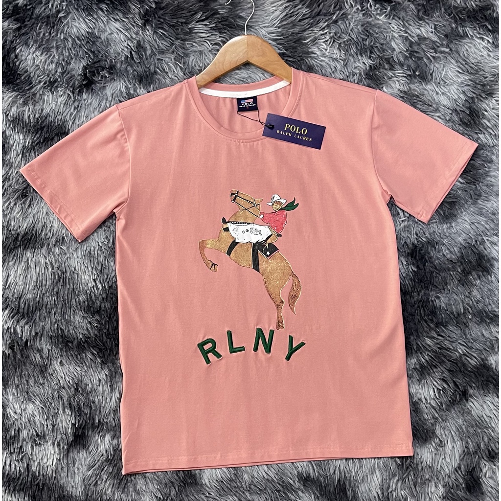 Áo thun POLO with drawing and logo letters