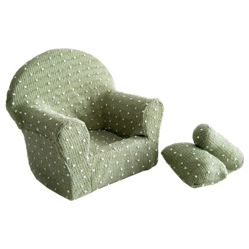 Set 3 món đạo cụ chụp hình nghệ thuật cho trẻ sơ sinh gồm gối và ghế xinh xắn