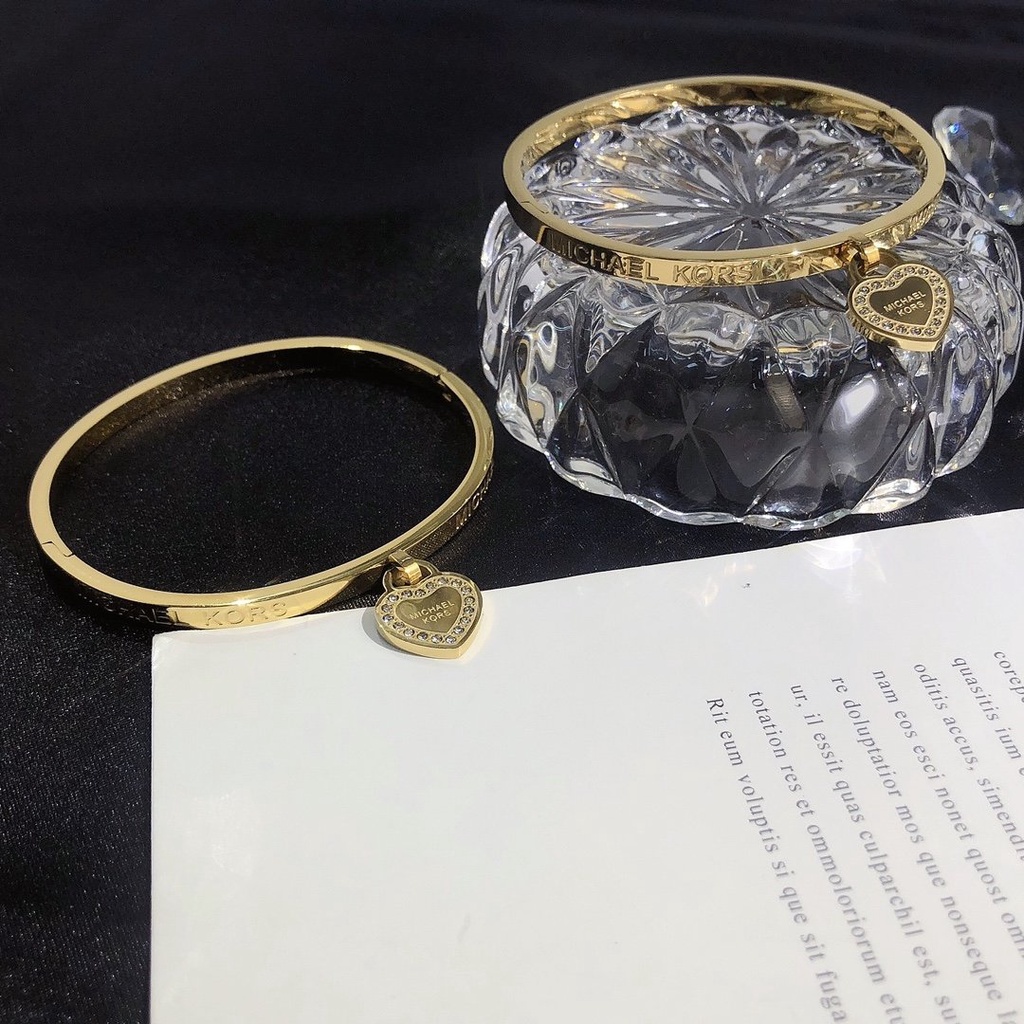 Vòng Tay Michael Kors Thép Titan Thời Trang Cho Nữ