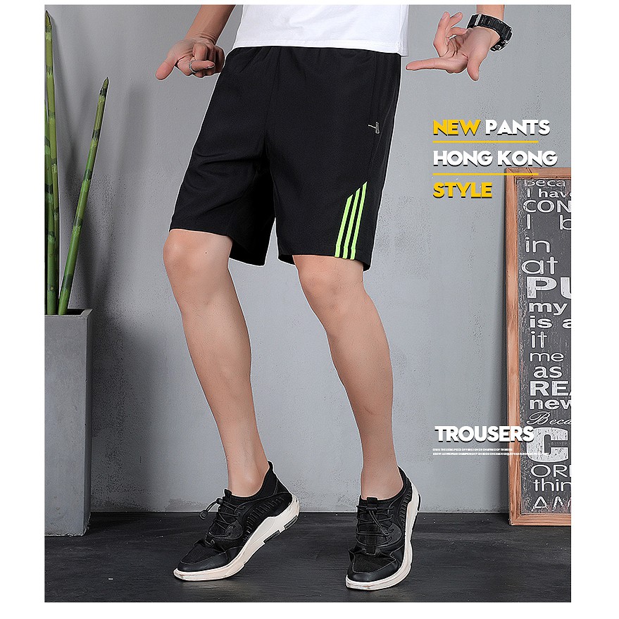 Quần short thể thao co giãn thời trang thường ngày cho nam | BigBuy360 - bigbuy360.vn