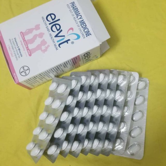 Elevit của Úc hộp 100 viên - Vitamin tổng hợp cho bà bầu