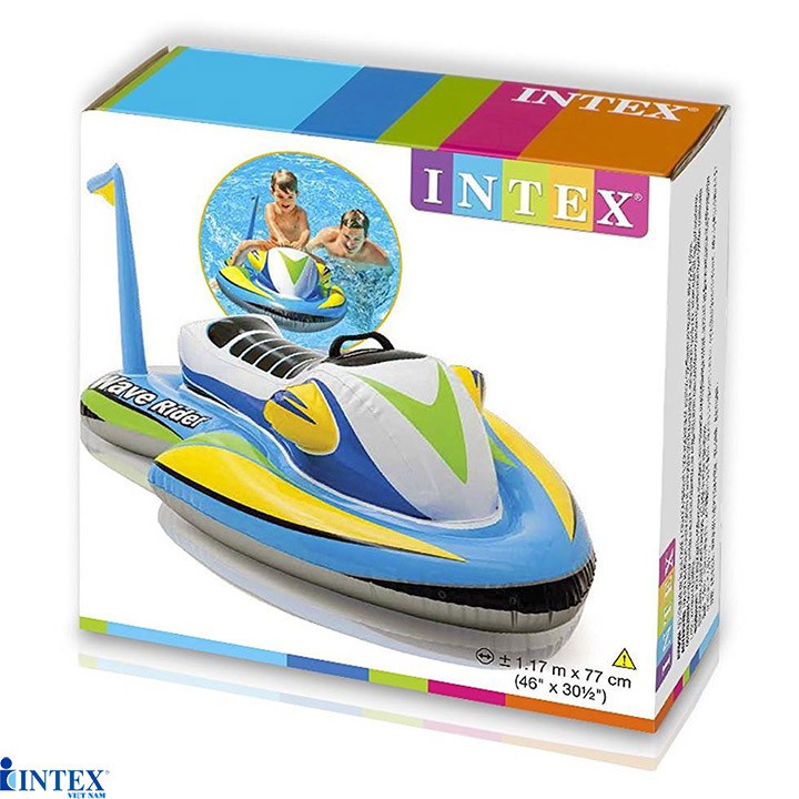 Phao bơi phi thuyển intex 57520