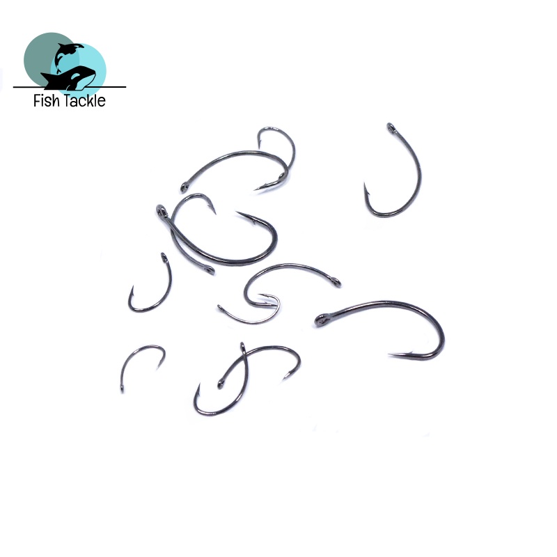 Bộ 10 Móc Câu Cá Màu Đen Chất Lượng Cao