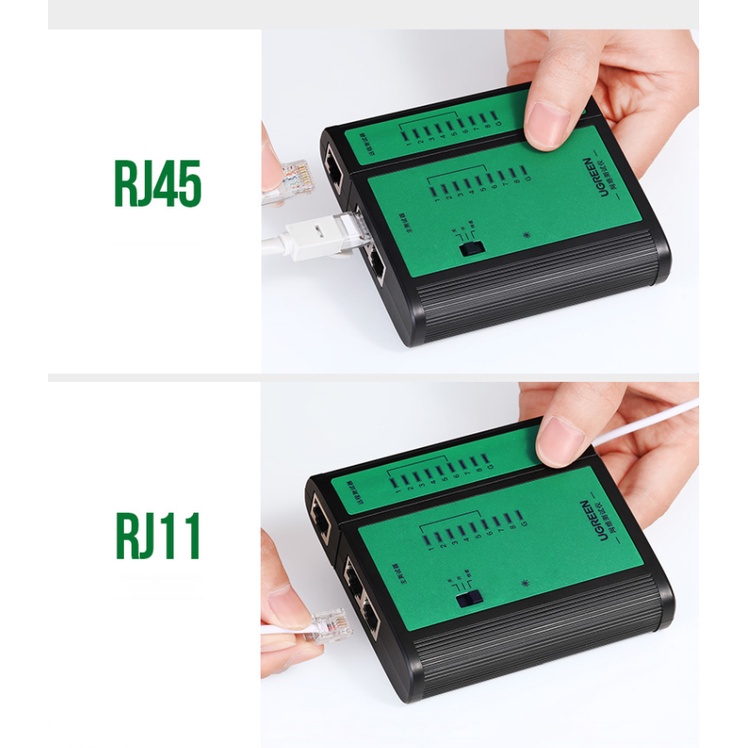 Máy test cáp mạng UGREEN 10950 cao cấp - Hàng phân phối chính hãng - Bảo hành 18 tháng