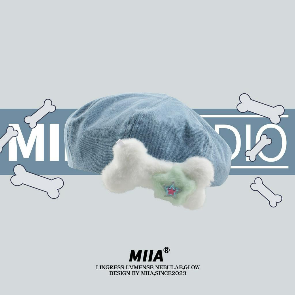 Mũ Beret Đính Đinh Tán Phong Cách Retro Cá Tính Cho Nữ