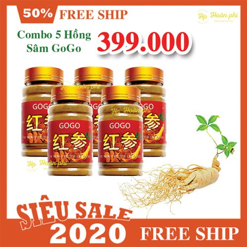 Combo 5 Hồng Sâm GOGO