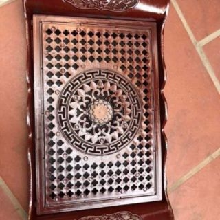 Khay đựng ấm chén giả gỗ