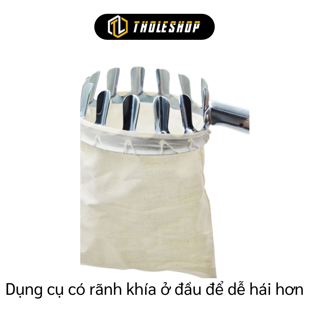 [SGD] Dụng Cụ Háo Trái Cây - Vợt Hái Quả Trên Cao Dễ Dàng Đường Kính 16cm 6943