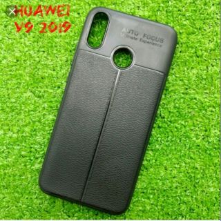 Ốp lưng dẻo vân da Auto Focus cho huawei Y9 2019
