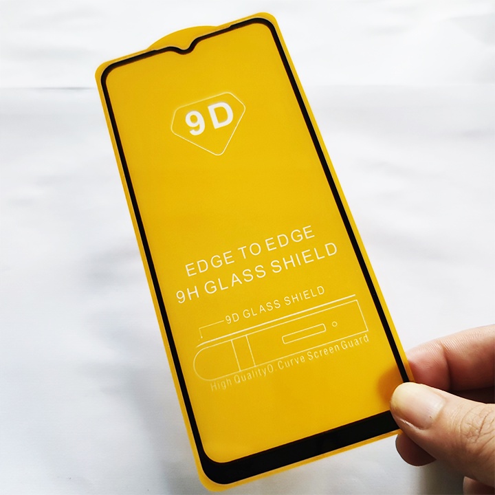 Kính Cường Lực Samsung Galaxy A12 9D Full Keo Full Màn - Miếng Dán Màn HÌnh Cao Cấp - Viền Đen