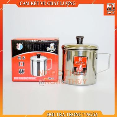 Ca inox dày có nắp MF