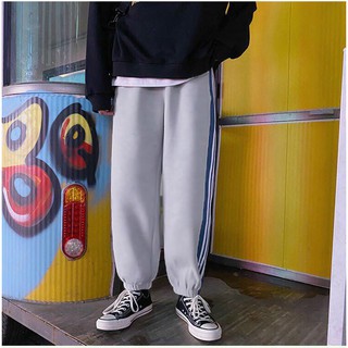 Quần Jogger thun 3 line Trùm Unisex