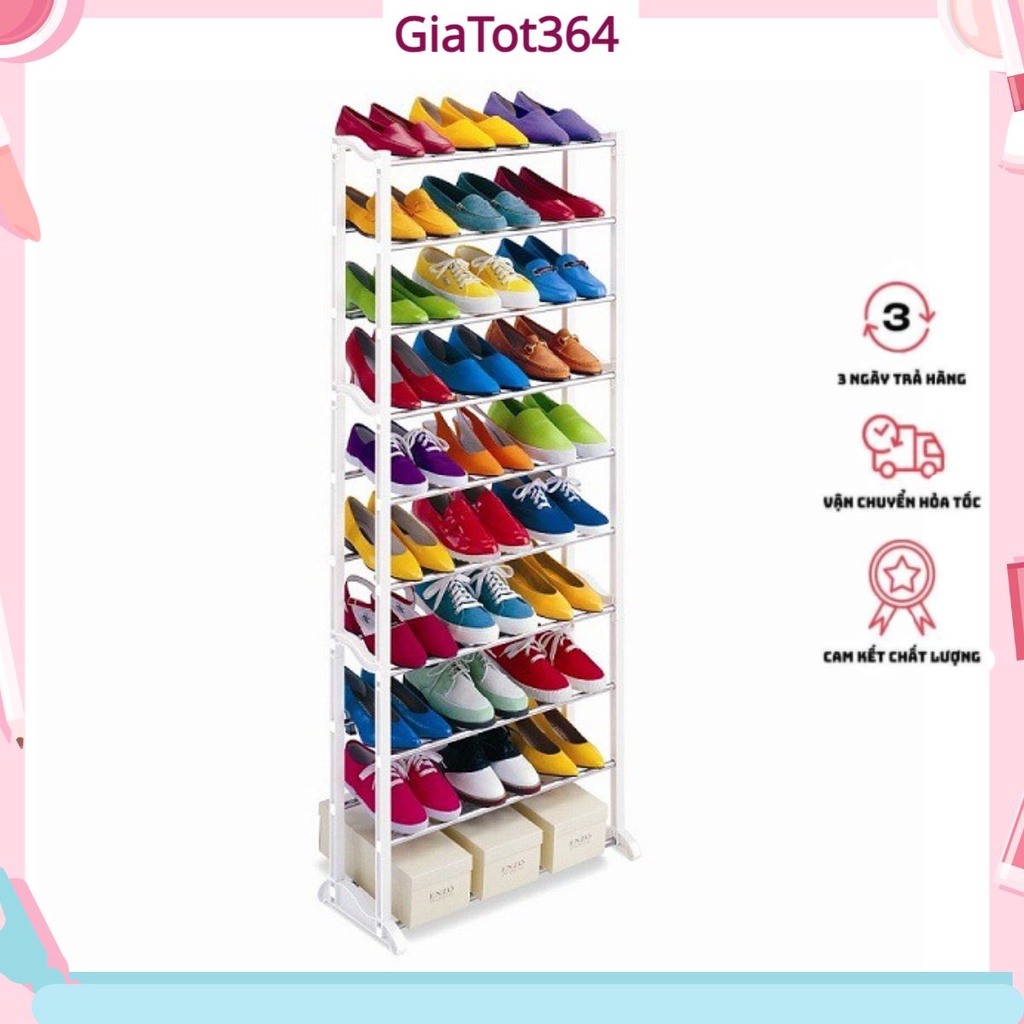 Kệ giày dép cao cấp 10 tầng