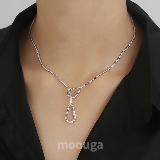 Dây Chuyền Moouga / Vòng Cổ Có Khóa Đơn Giản