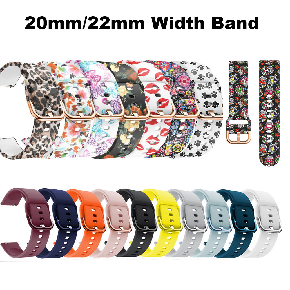 Dây Đeo Silicon 22mm 20mm Cho Huami Amazfit Gtr 47 42mm Band Amazfit Gtr 2 2s Pace Samsung Gear S3 S2