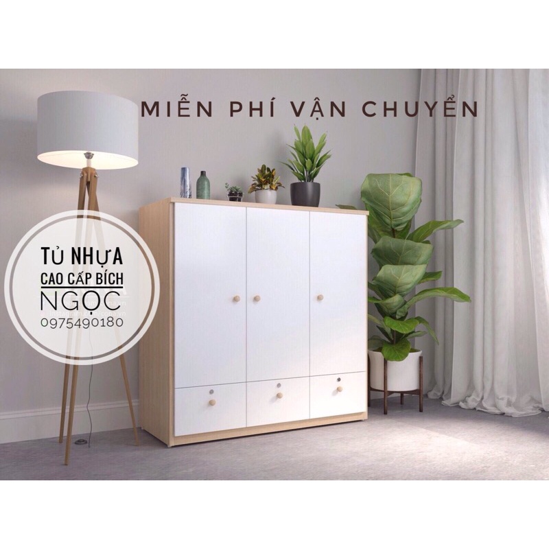 tủ nhựa đài loan cho bé giá rẻ đựng quần áo cho bé trai bé gái chịu lực tốt nhất tặng stick