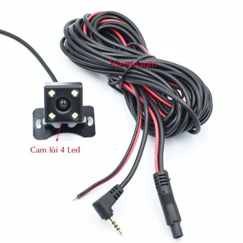 Camera lùi ô tô lắp cho Camera giám sát hành trình jack cắm 2.5mm loại 5 chân | BigBuy360 - bigbuy360.vn