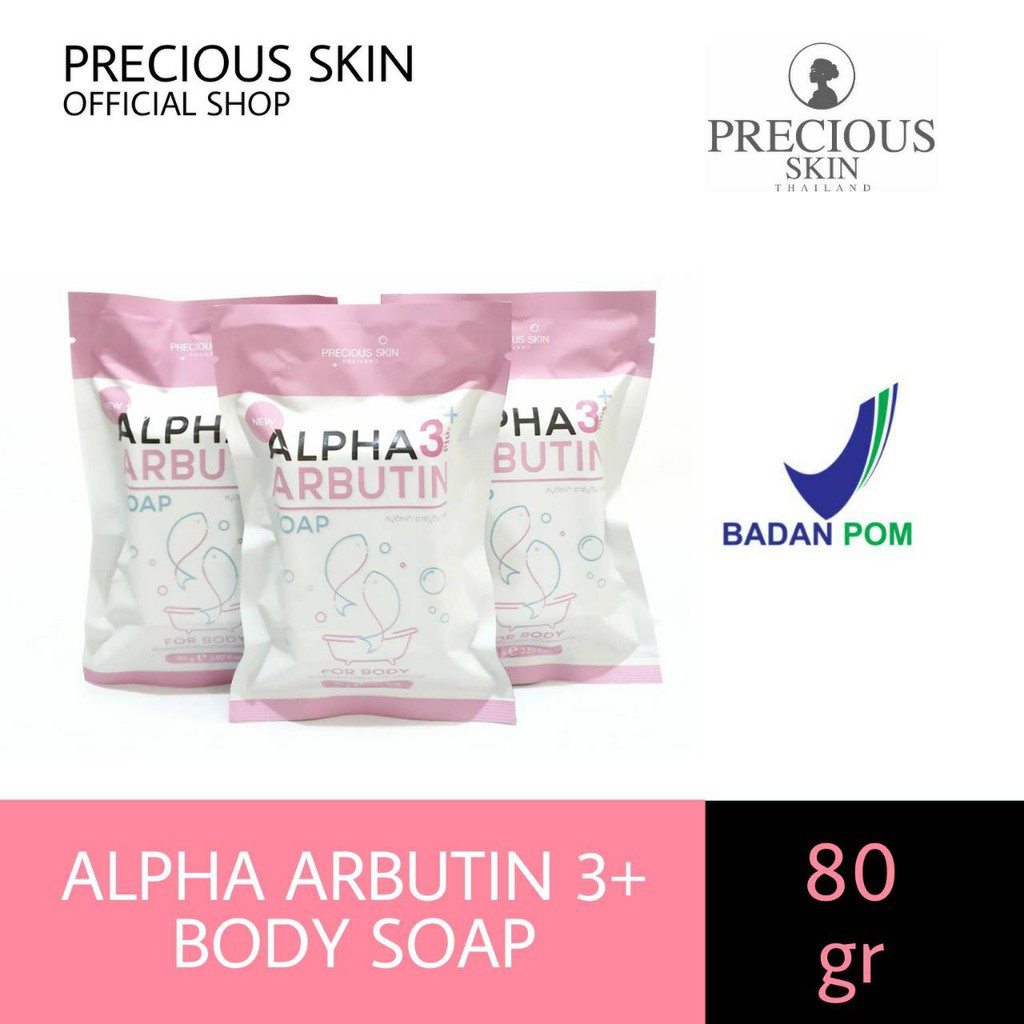 (Hàng Mới Về) Xà Phòng Alpha Arbutin 3 Plus Collagen Làm Trắng Da 80gr