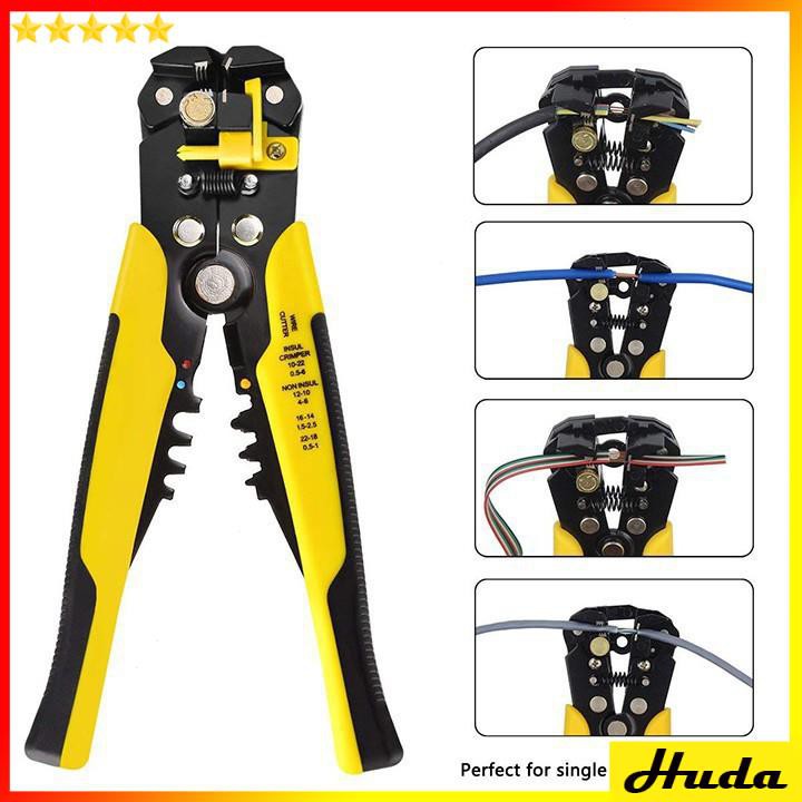 Kìm Tuốt Dây Điện - Kiềm Tuốt Dây Điện Đa năng Đài Loan - đồ làm mộc