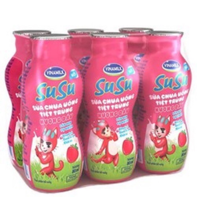 Sữa chua uống su su 6lọ/vỉ