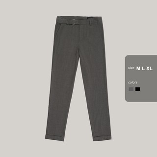 Quần vải nam cạp có đai cài túi chéo unicus edie trousers